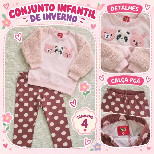 Conjunto infantil tam 4