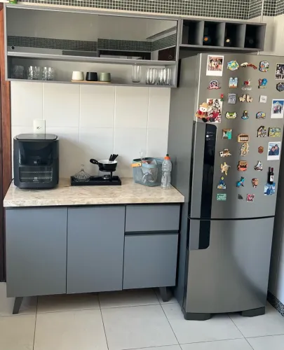 Armário cozinha com granito beje Bahia