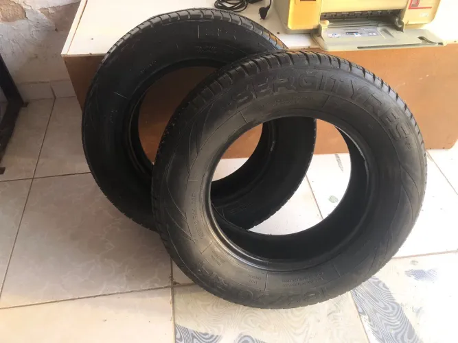 2 pneus aro 14 remold novos