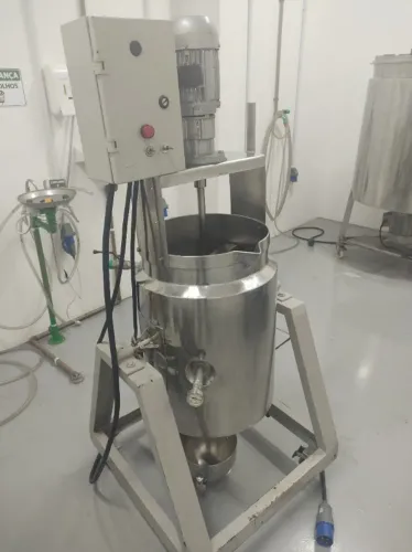 Reator inox capacidade 50 litros aquecimento elétrico