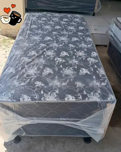 Cama box solteiro D33.novs lacrada. Entrega grátis