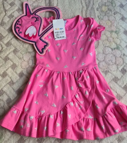 Vestido curto infantil tam 2 - Sem uso