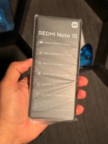 Xiaomi Note 15 - 6GB/128GB - Lacrado Novo