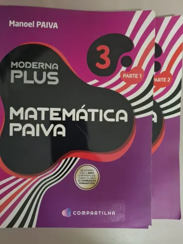 Matemática moderna plus vol 3 partes 1 e 2