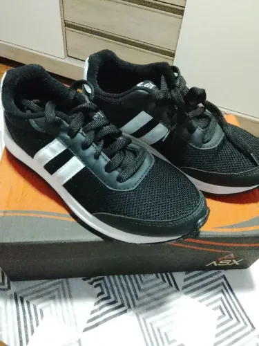 Tênis casual dia-a-dia preto