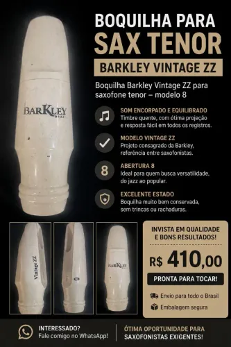 Boquilha barkley vintage zz 8