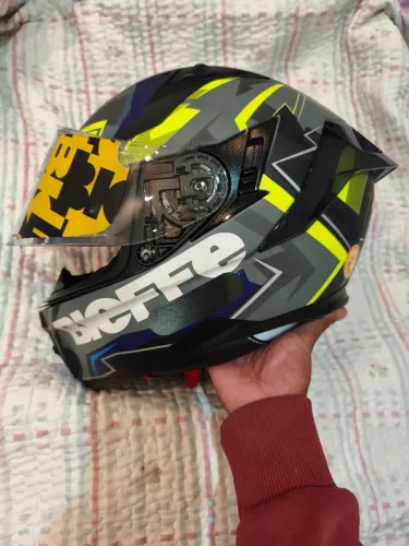Capacete Bieffe B-Fast Climax - Com óculos Interno - 56