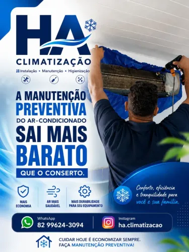 Limpeza e manutenção de ar condicionado