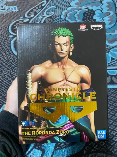 Action Figure One Piece - Roronoa Zoro - Chronicle Master Stars Piece Banpresto