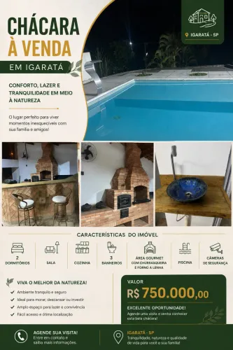Vendo chácara em Igaratá