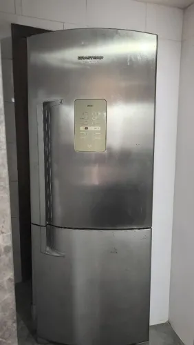 Geladeira Brastemp inverter Frost Free inox 