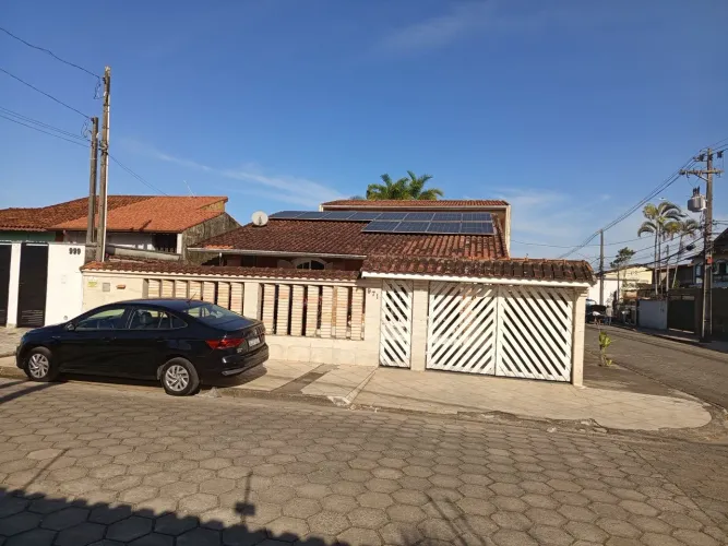 Troco casa bairro Belas Artes, Itanhaem por apto com vista mar apto