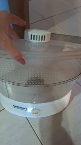 Panela elétrica cuizinart legumes no vapor