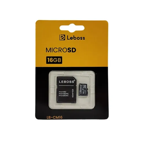 Cartao de memoria 16 gb micro sd leboss alta qualidade