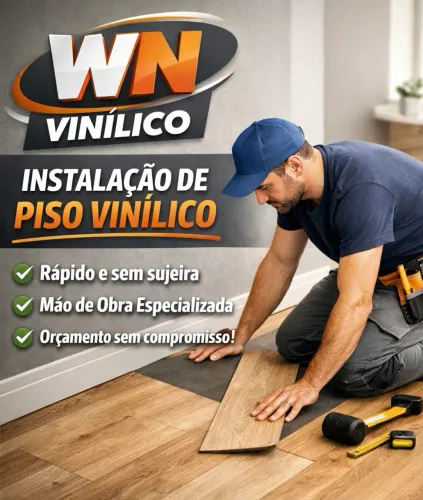 Instalação de Piso Vinílico Profissional | Rápido e Sem Sujeira