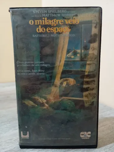 O Milagre Veio do Espaço VHS Original - Clássico da Sessão da Tarde - Raro