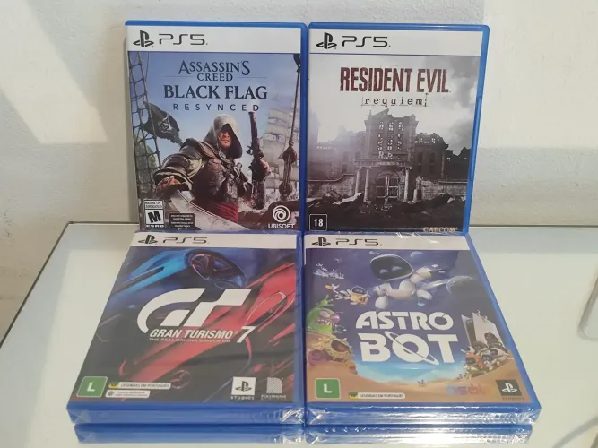 Combo De Jogos PS5 (Astrobot e Gran Turismo Lacrados)