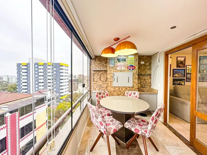 LOCAÇÃO - Apartamento mobiliado com 3 quartos no centro de Gravataí RS