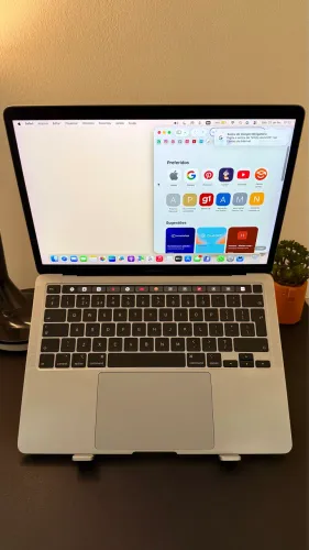 Suporte Base P/ Notebook Ajustável Alumínio Ultra Resistente