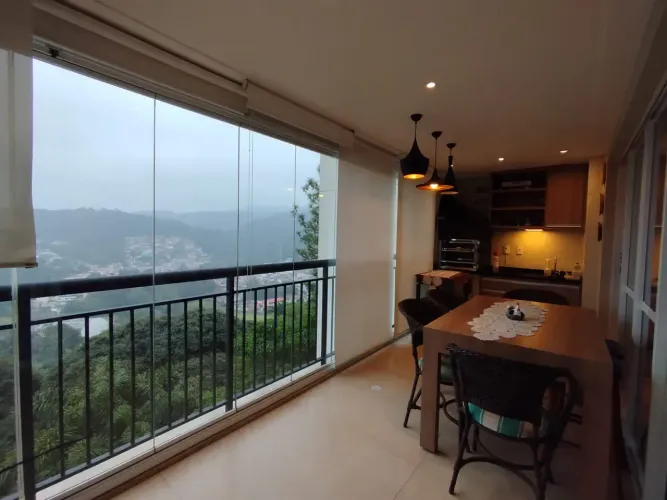Tremembé, Apartamento com 106 m², 2 suítes , 2 vagas e varanda gourmet com vista para serr
