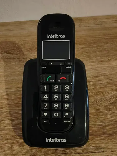 Telefone sem fio Intelbras TS 63 V preto