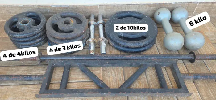Anilhas e barras malhar