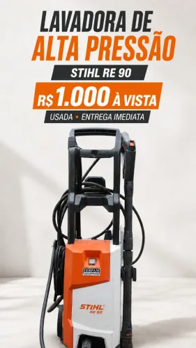 Vende-se: Lavadora de Alta Pressão RE 90 PLUS