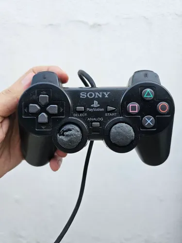 Controle de Playstation 2 original + 10 jogos