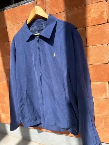 jaqueta polo ralph lauren harrington azul gg