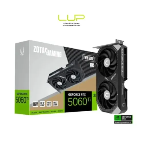 (LOJA FÍSICA) Placa De Video Zotac Geforce RTX 5060 Ti 16gb Twin Edge Oc 