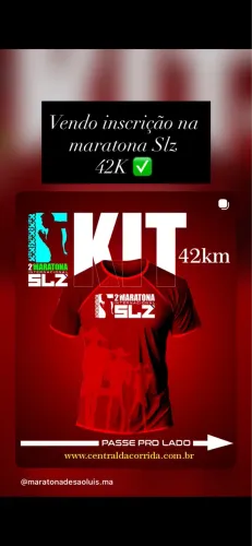 Inscrição prova Maratona Slz - 42k