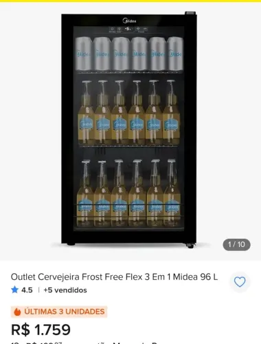 Cervejeira Midea 96 litros
