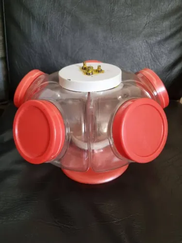 Mini Baleiro Plástico Antigo