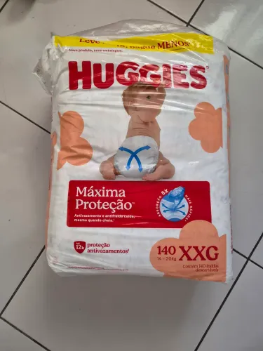 Fralda Huggies xxg 14 a 20 kg
