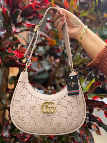 Bolsa Estilo Gucci Aphrodite Meia-Lua Premium