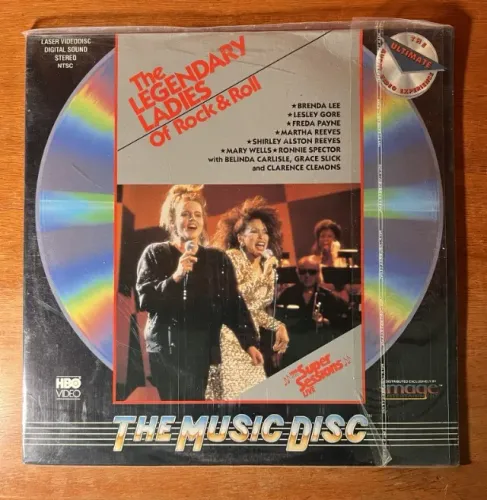 Laserdisc LD - The Legendary Ladies of Rock & Roll - EM ÓTIMO ESTADO AINDA NO PLÁSTICO