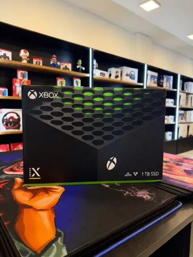 Xbox series x com leitor lacrado