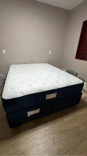 cama queen size casal nova com nota fiscal