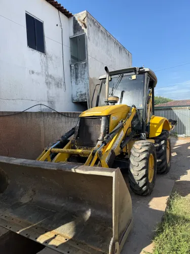 Retro escavadeira Newholland 