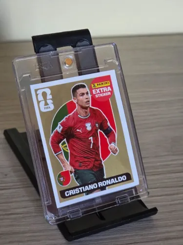 Figurinha legend Cristiano Ronaldo CR7 Copa 2026 Dourada Ouro