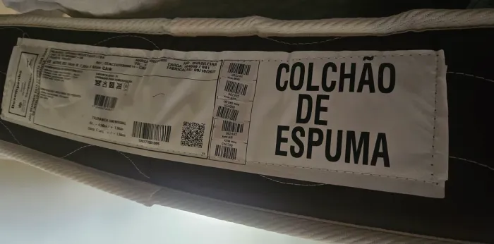 Colchão D33 solteiro 188x88x14 Novo lacrado 