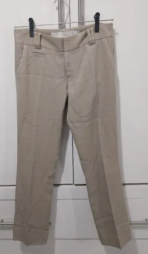 Calça Alfaiataria Feminina Leeloo - Caqui / Fendi - Tamanho 36
