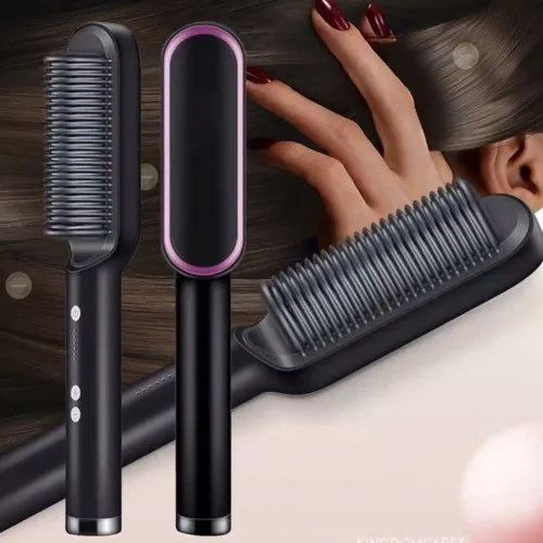 Escova Alisadora 3 em 1 - NOVA