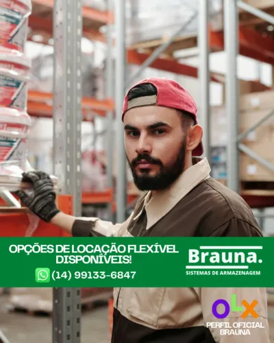 Porta Paletes Reforçado Brauna - Cargas Pesadas