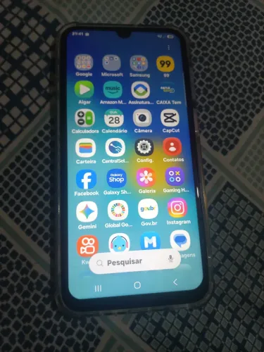 Smartphone Samsung galaxy a15 128gb 4 de RAM usado c/ capa e pelicula