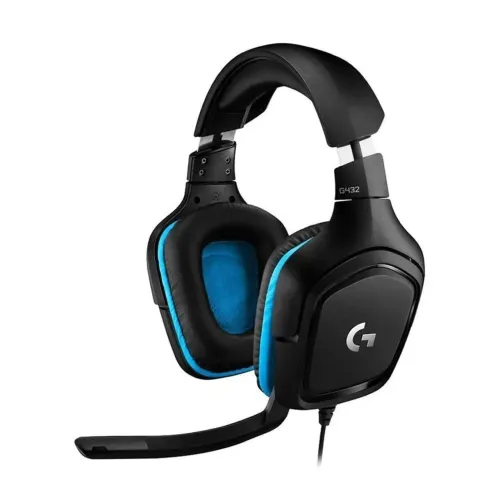 Headset Gamer Logitech G432, 7.1, Com Fio - Multi-Plataforma, Lacrado