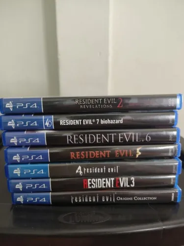 Coleção Resident Evil Ps4 | 7 Jogos Em Mídia Física