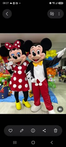 Personagem Vivo Mickey & Minnie Em Salvador
