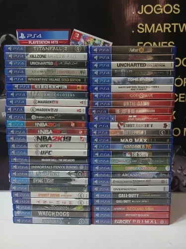 Lote de Jogos de PS4 (50 Jogos)