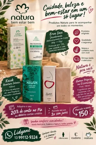 Sou consultora, natura e boticário vendas olaine ?